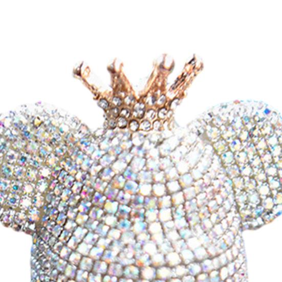 Автомобильный освежитель воздуха со стразами и медведем, крепление к вентиляционному отверстию, длительный аромат, удаление запаха, зажим, тип автомобильного воздуховыпускного отверстия, диффузор для ароматерапии, автомобиль