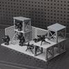 Конструктор для самостоятельной сборки модель из строительных блоков MOC сцена оружейная военная база подарок на день рождения ребенка Детские развивающие игрушки