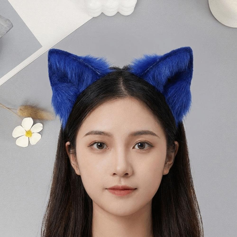 Animal Gothic Headband Furry Cosplay Headband Cute Lolita Ears Headwear Stage