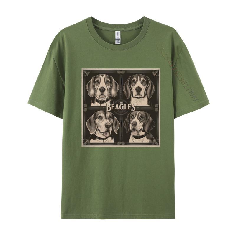 The Beagles Tshirt Comfortable TShirt 100 Cotton Tees Harajuku TShirt Oversized Tops Male T Shirts