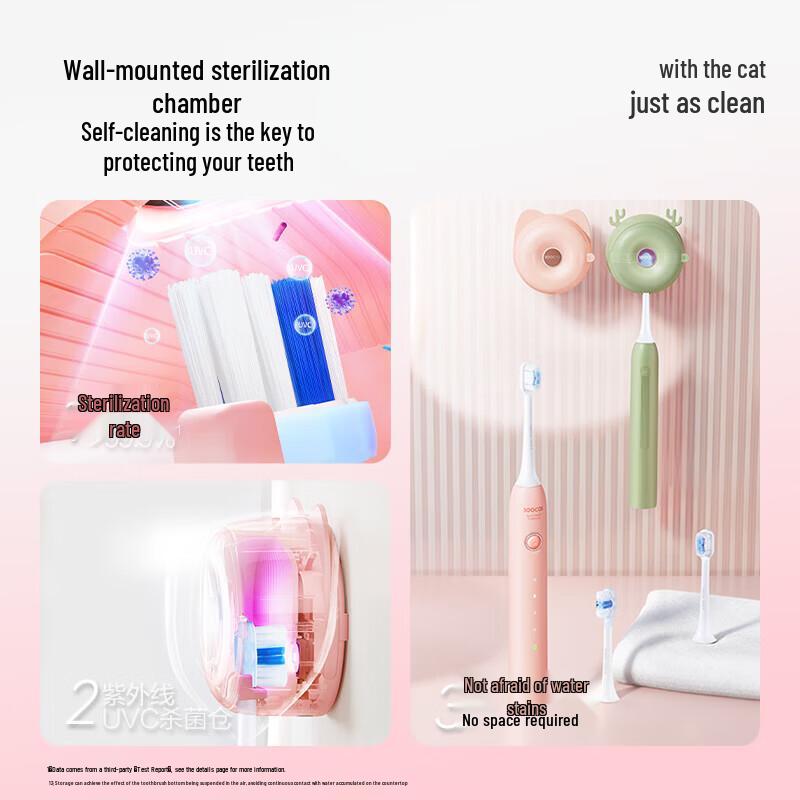 SOOCAS D3S Cat Paw Sonic Electric Toothbrush