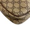 Gucci 6423 Винтажная Старая Сумка-Клатч Gucci с Узором GG из ПВХ Наплечная Сумка Коричневый ПВХ Б/У