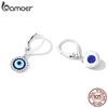 BAMOER, стерлинговое серебро 925 пробы, смола, пряжки для ушей «Демонический глаз» для женщин, серьги-подвески «Глаз демона», оригинальный дизайн, изящные ювелирные изделия, подарок