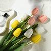 Декоративный искусственный цветок, яркий, свежий, сохраняющий скандинавский стиль, имитация тюльпана, домашний декор