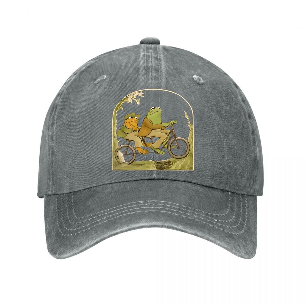 Vintage Velvet Cap Frogs Riding Bike Casual Outdoor Hat New Vintage Washed Cotton Baseball Cap Parent Kids Sun Hats