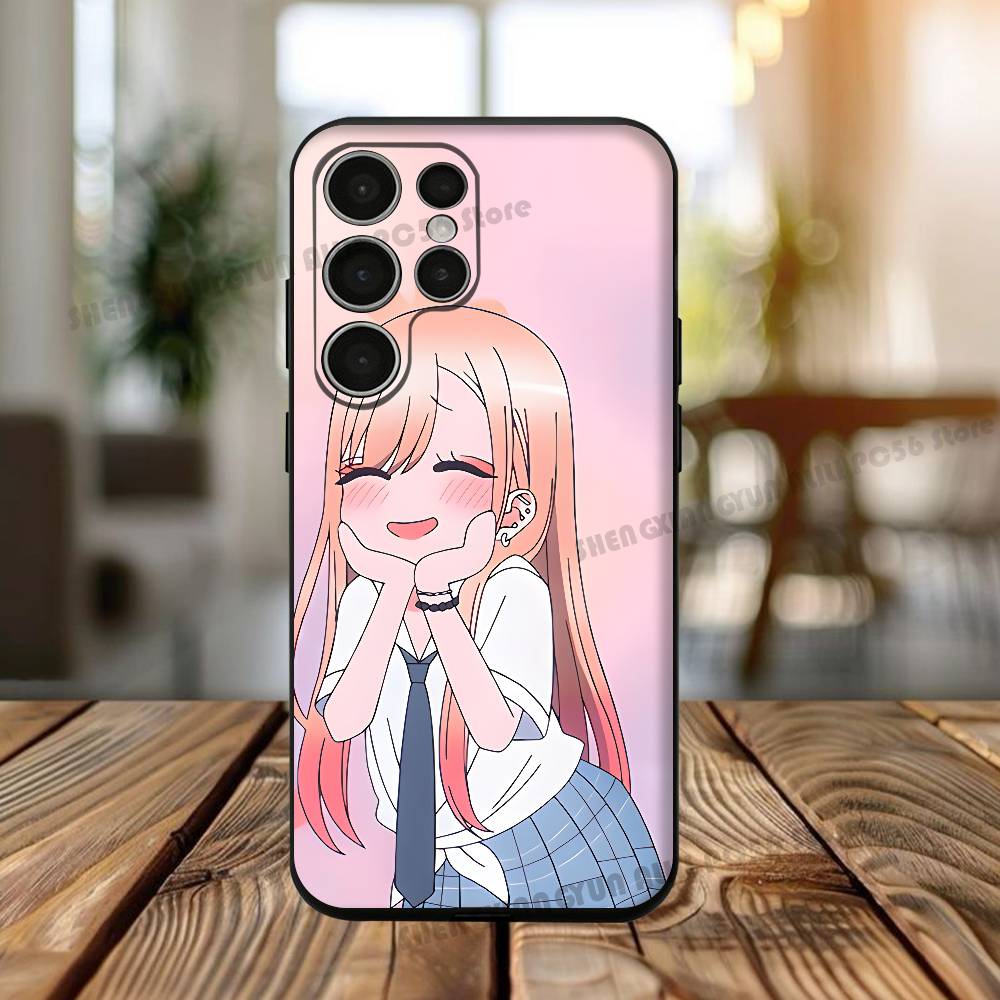 Милый Чехол для Телефона My D-Dress Up Darling в Стиле Любовной Манги Для Samsung S24,25,23,22,21,20 Plus Ultra 5G Lite Ударопрочный Чехол