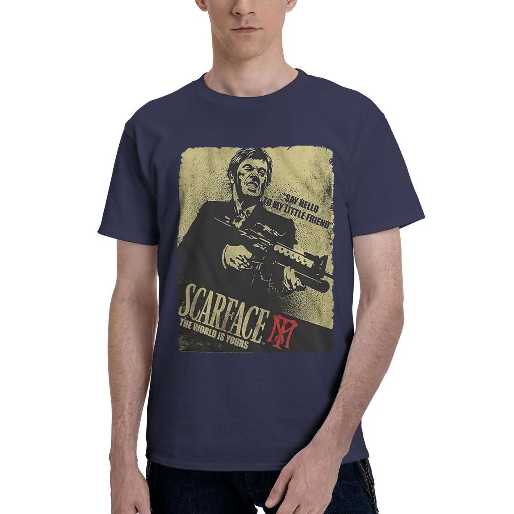 Scarface Action Black 100 Cotton Casual Breathable Confortable Shirt Football Shirts 2025 Funny Gifts