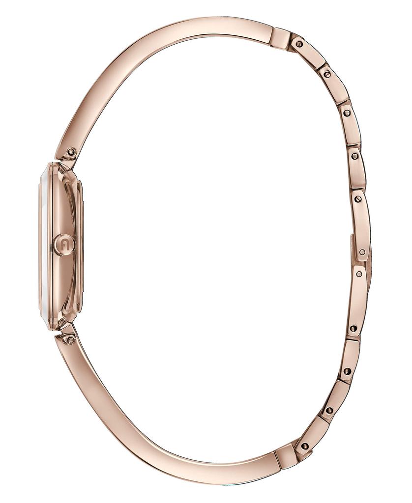 Часы FURLA BANGLE Белый циферблат Нержавеющая сталь Кварцевый 28MM Часы Ювелирные изделия Аксессуар WW00010006L3 Розовый [Furla] Женский [Товар]