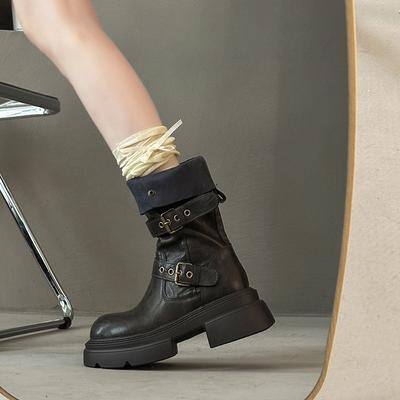 Ретро ботинки Мартин с заклепками Женские Новые Осенне-зимние Узкие Замшевые Короткие Ботинки Женские Ботинки