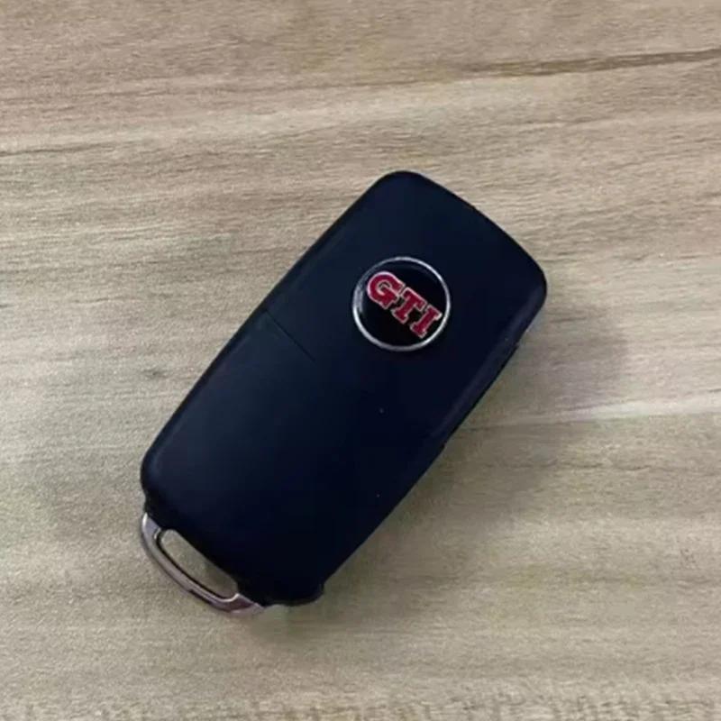 VW GTI GOLF 2026 Hot For VW VOLKSWAGEN Car Key Stickers Auto Control Keychain Emblem Accessories For Volkswagen GTI R Polo T5 Go