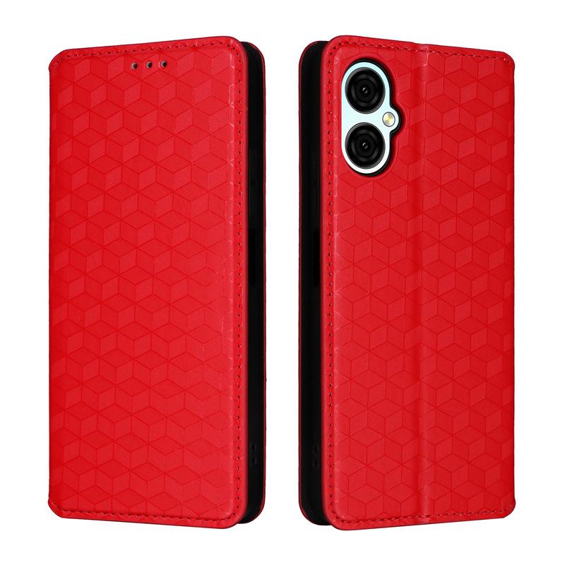 Совместимо с BLU G53/G64: Кожаный чехол для телефона с слотом для карт, подставкой, магнитной застежкой, многофункциональная защитная обложка.