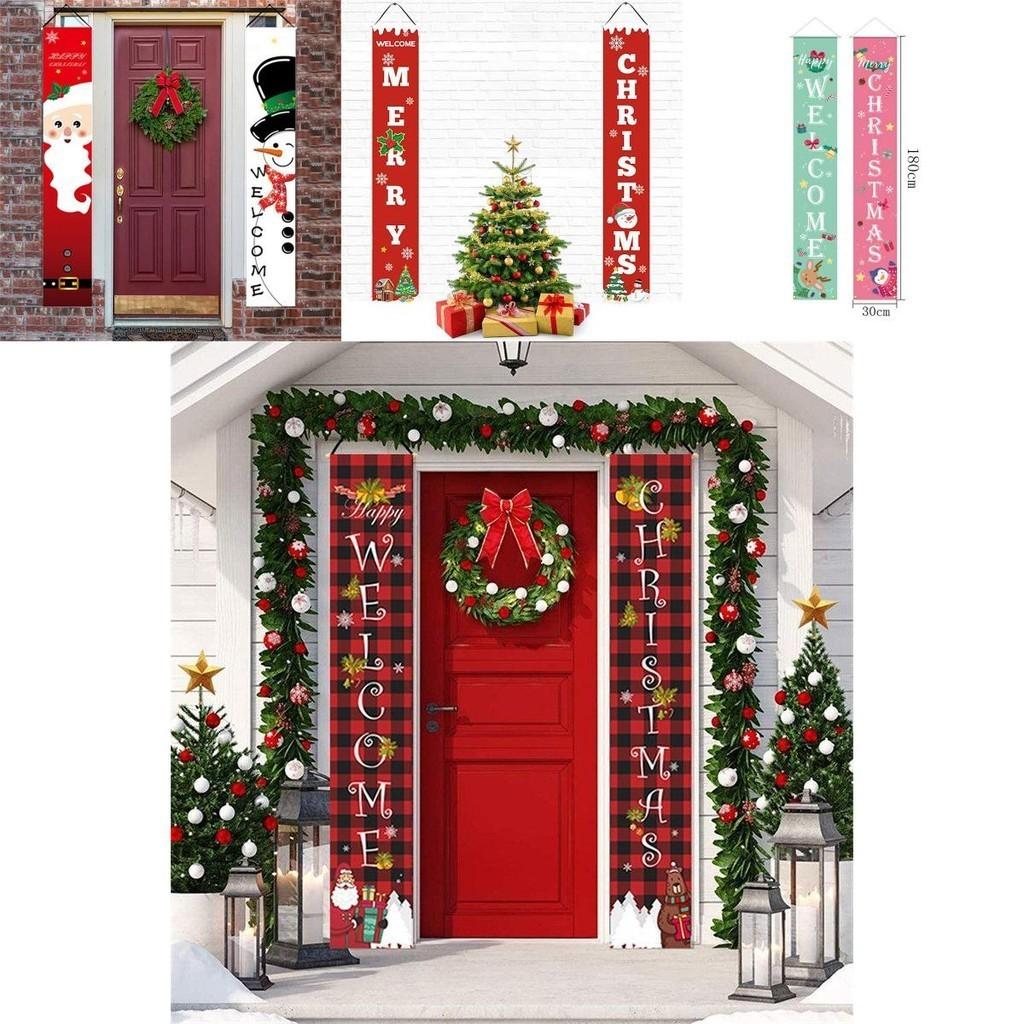 Яркий Рождественский Подвесной Знак Баннер Флаг Рождественский Декор для Вечеринки