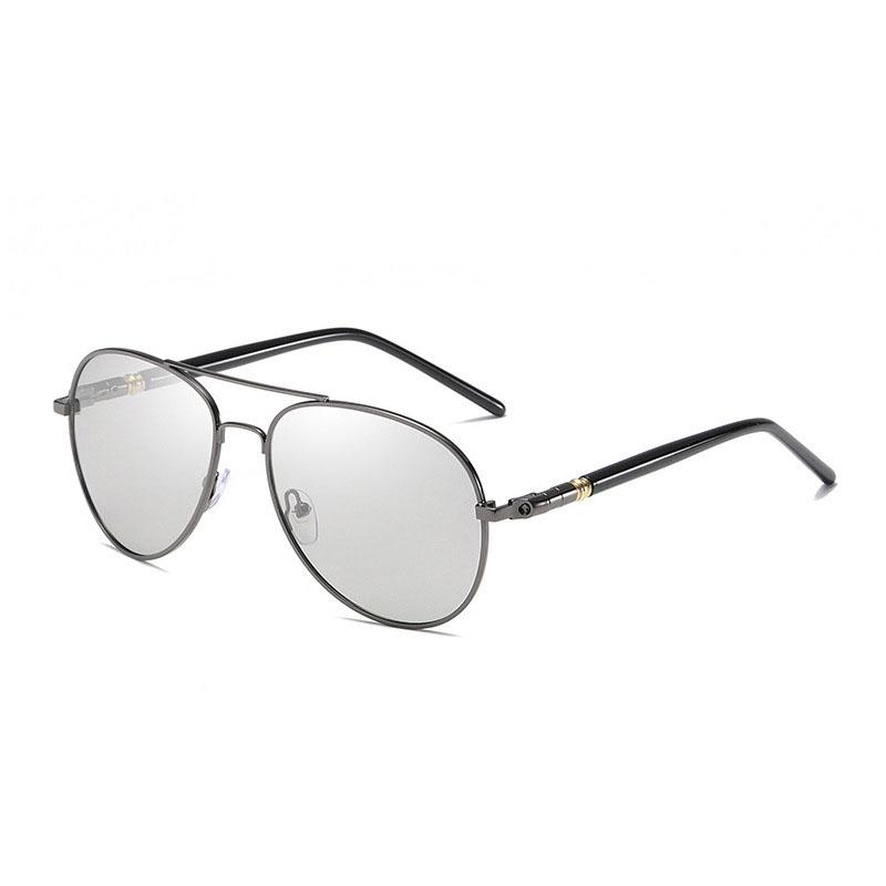 Модные авиационные фотохромные солнцезащитные очки для мужчин и женщин, поляризационные солнцезащитные очки-пилоты, антибликовые солнцезащитные очки для вождения Uv400