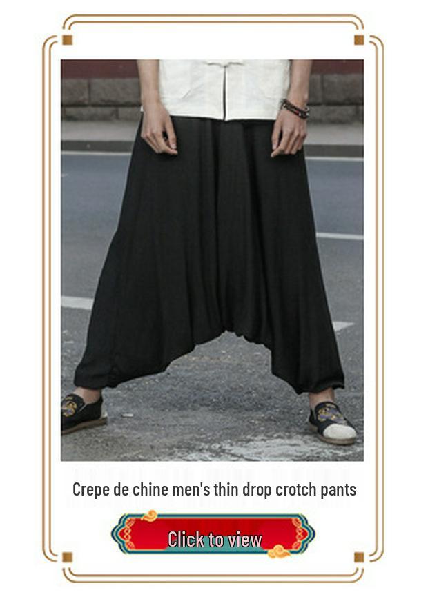 Мужская осенняя рубашка ханьфу из рами: Свободная повседневная верхняя одежда в китайском стиле со стойкой и застежками-лягушками