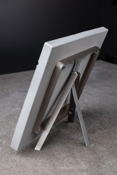 Space Plate Stand - 30×30 cm (silver)