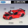 WELLY New 1:24 Chevrolet Corvette Z06 2023 Alloy Car Diecasts & Toy Vehicles Car Model Miniature Scale Model Car For Children