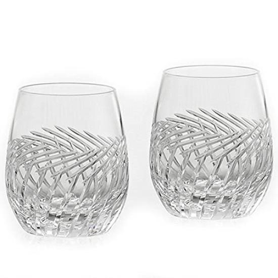 Kagami Crystal Pair of Rock Glasses (TPS741-2807)