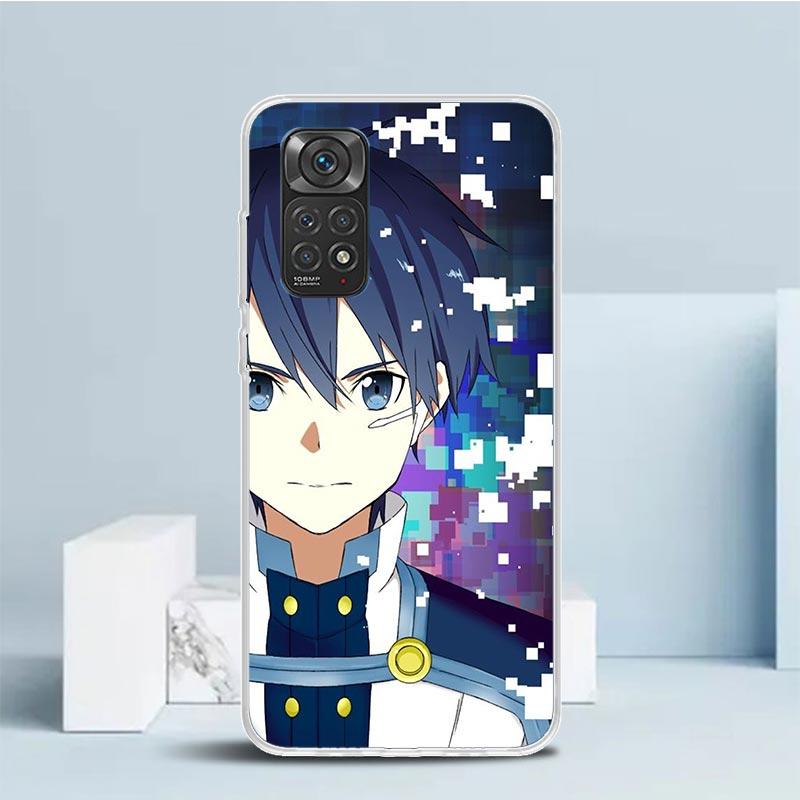 Чехол-бампер Sword Art Online Кирито для телефона Xiaomi Redmi Note 15 14 13 12 Pro Plus 14S 11S 11T 11E 10S 10 4G с рисунком