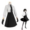 Anime Bungo Stray Dogs Cosplay Akiko Yosano Sexy Insane Uniform Shirt Skirt Tie Wig Glove Stocking Halloween Carnival Costumes