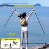 Foldable Carbon Fiber Trekking Poles for Men & Women - Telescopic Hiking and Climbing Sticks