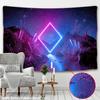 Psychedelic Ray Tapestry Wall Hanging Colorful Hippie Witchcraft Bohemian Table Mat Dormitory Study Art Decor