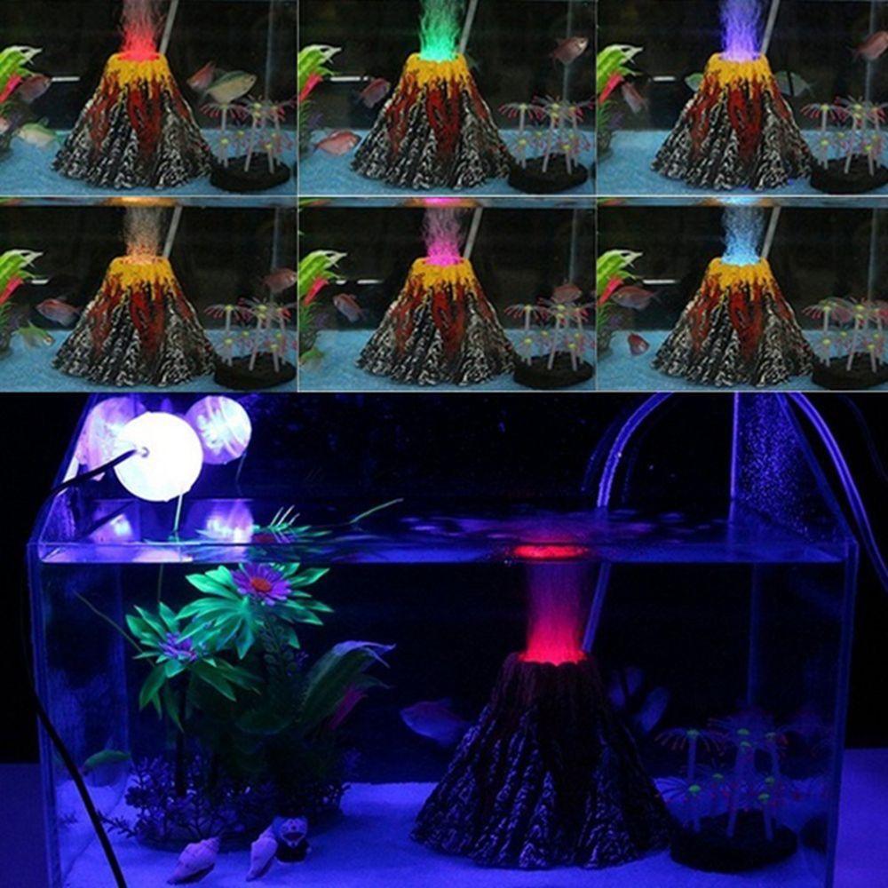 Volcano Pet Supplies Aquarium Fish Tank Decor Micro-landscape Aquatic Pet Supplies Air Stone