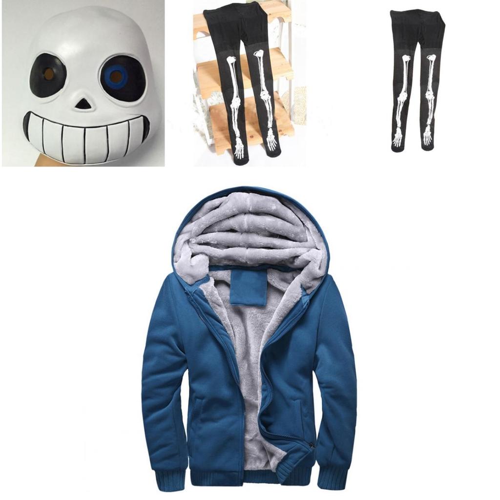Косплей Санс Костюм Undertale Полный Комплект Модный Игровой Мультяшные Персонажи Виртуальный