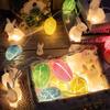 LED Easter String Light Easter Egg Fairy Light Garland New Easter Ornament  Home Decor
