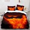 Phoenix Nirvana Duvet Cover Set Soft Fire Patterned Bedding Sets for Children Adults Teens Polyester Comforter Cover King Size