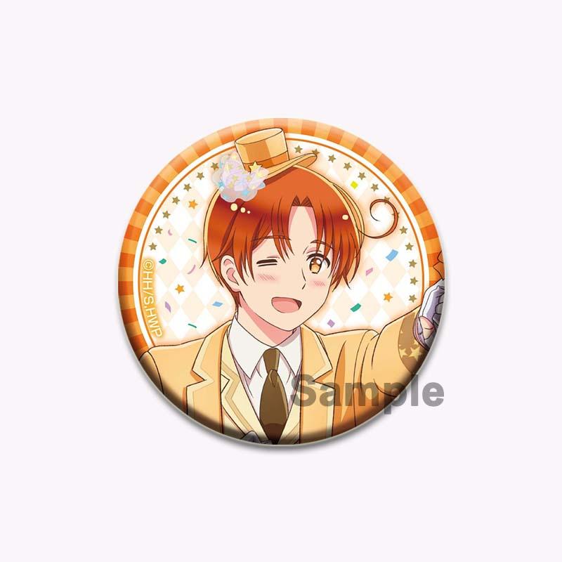 Hetalia World Stars 32 58 мм Аниме Ручная работа Круглая брошь Изысканные эмалированные булавки для лацкана в подарок Одежда Шляпа Рюкзак Аксессуар