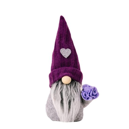 Faceless Doll Ornament Fine Workmanship Cute Christmas Gnome Ornament for Holiday Festive Decoration