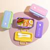 700 мл Bento Lunch Box Meal Prep Food Storage Контейнеры для хранения свежести Lunchbox
