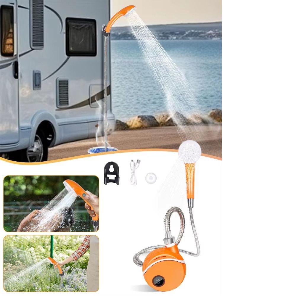 2000 мАч Душ для улицы Цифровой дисплей температуры Перезаряжаемый Душ Душ для кемпинга Мытье домашних животных