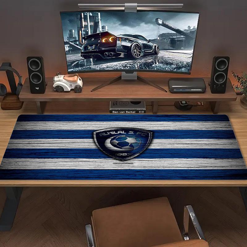 Al-Hilal Color Mouse Pad Large Gaming Table Cushion Non-slip Laptop Tablet Big Mousepad XXL Mat Mini PC Playmat With Lock edge