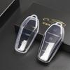 New Soft Transparent TPU Car Key Case for BYD Atto 3 Han EV Dolphin 4 Buttons Remote Control Protect Cover Auto Accessories