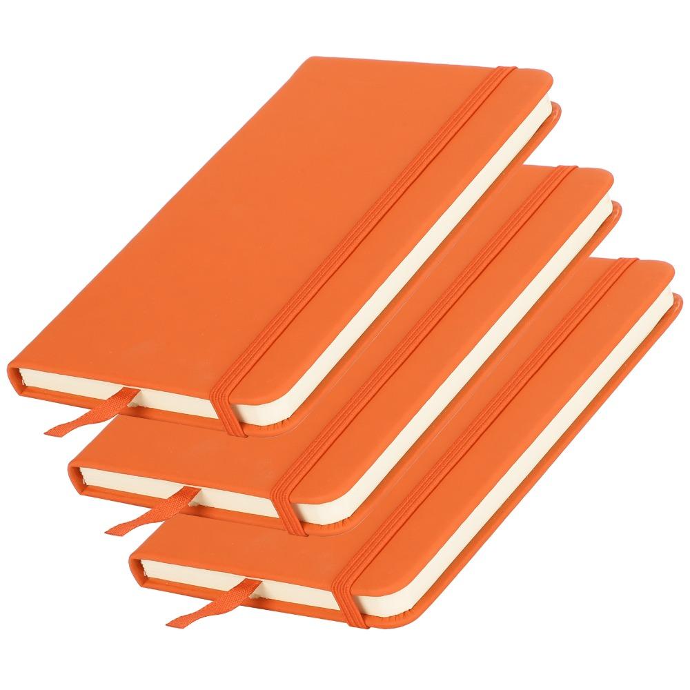 3Pcs PU Leather Notebook A6 Diary Stylish Writing Book Business Note
