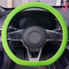 Автомобильный универсальный силиконовый чехол на руль эластичный чехол для перчаток текстура мягкий многоцветный автоукрашение DIY аксессуары