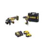 Pack 2 Outils 18V XR (DCD791 + DCG405) + 2 Batteries 5Ah + Chargeur + Coffret T-STAK - DEWALT - DCK2020P2T