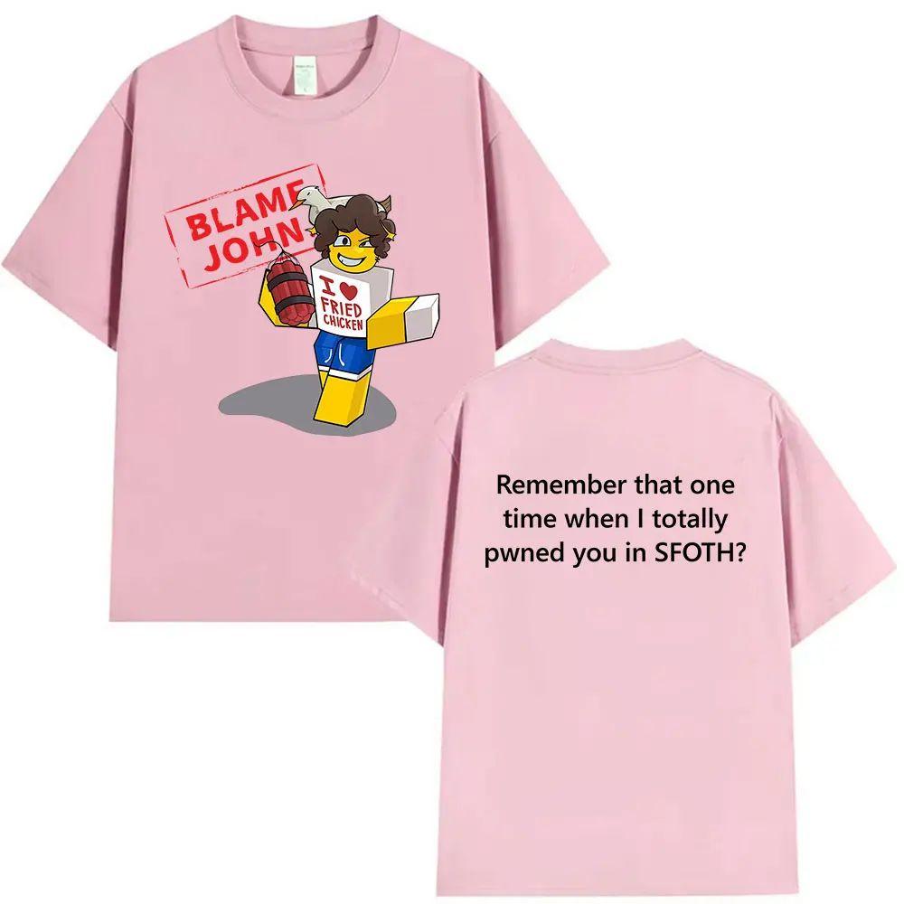 Мем Футболки Смешные Виноват Джон Шедлетски Забытый Ретро Харадзюку Оверсайз Футболка Принт Хлопок Модная Футболка Унисекс