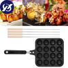 Non Stick Takoyaki Grill Pan Plate Cooking Baking Mold Tray