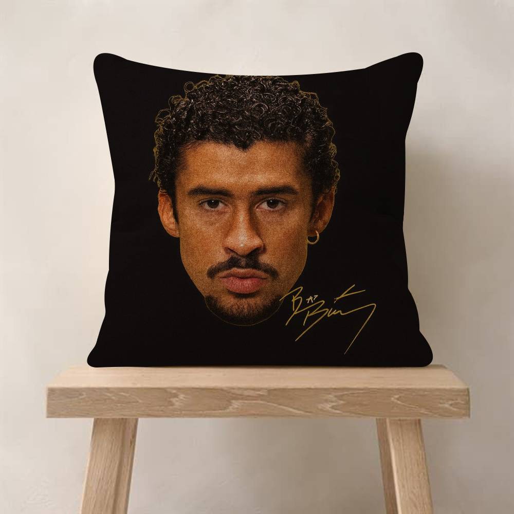 Singer bBad album Bunny Cushion Cover Decorative Pillow Sofa Home Decor case pillow cases