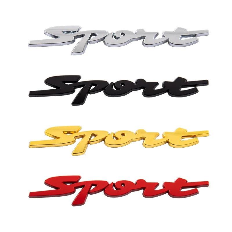 Металлические 3D наклейки на автомобиль, наклейка с надписью, логотип, эмблема, значок, наклейка на кузов автомобиля, для гонок, спорта
