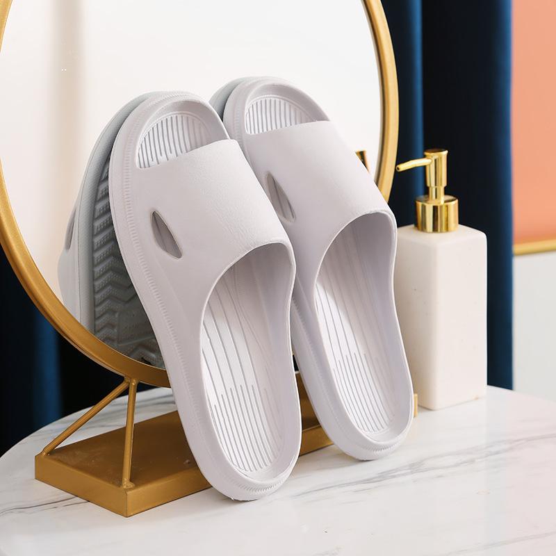 Unisex Non-Slip EVA Shower Slippers - Comfortable Indoor Bathroom Footwear