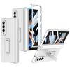 Чехол для Samsung Galaxy Z Fold 4 5g, дизайн чемодана, магнитный держатель на петлях, чехол для Galaxy Z Fold4 со стеклянным чехлом для экрана
