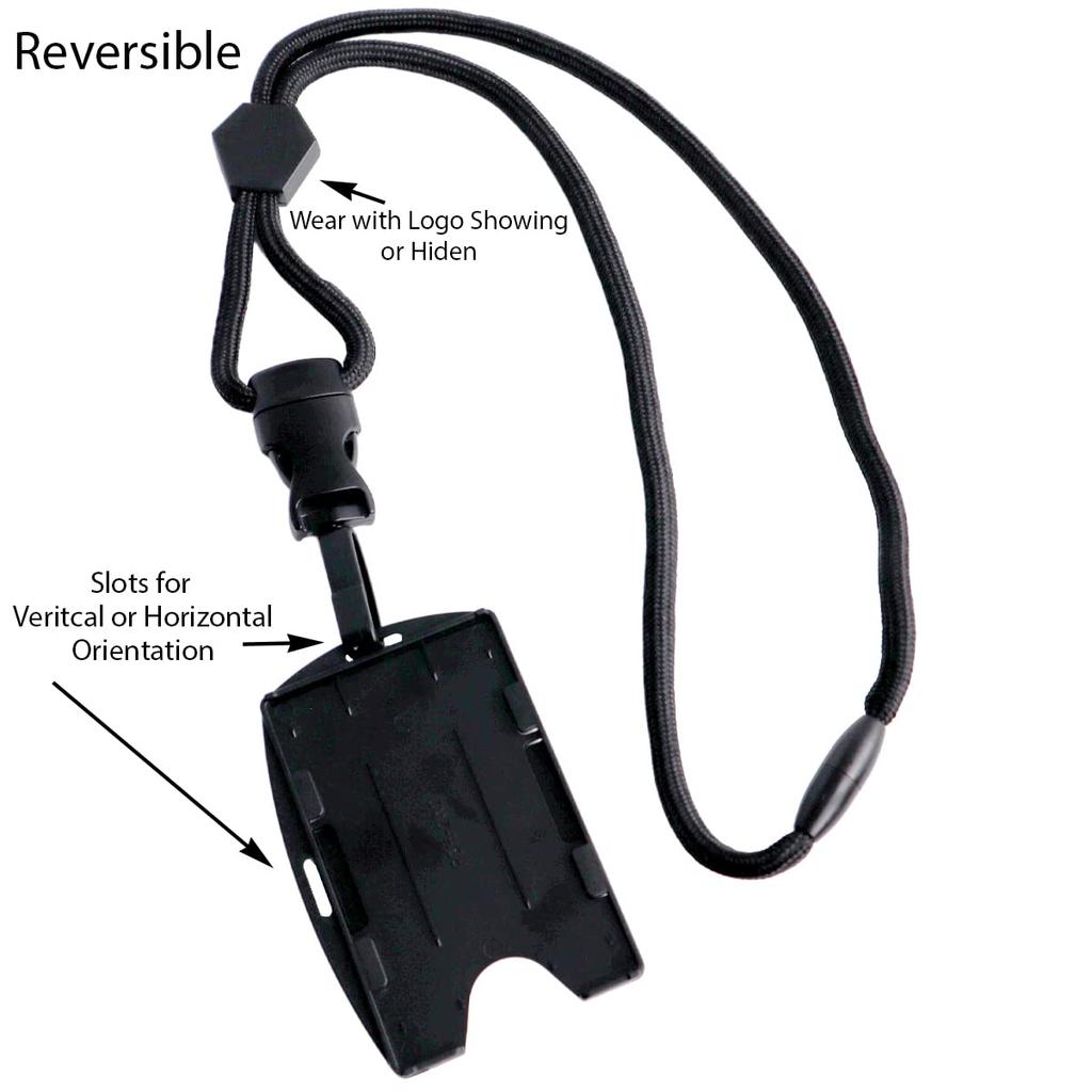 Металлоискатель Specialist ID, безопасный ремешок с держателем для бейджа, отображает 2 карты, двухсторонний, открытый, шнур для разделения лиц, съемный пластиковый зажим, быстросъемный