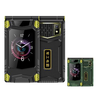 YEEMI M7+ 4G раскладной телефон с экраном 2,8 дюйма, двумя дисплеями, двумя SIM-картами, полнофункциональным сетевым телефоном, камерой 8 Вт, аккумулятором 2300 мАч, функцией воспроизведения видео FM и Bluetooth, мобильный телефон