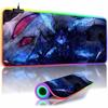 RGB-подсветка Коврик для мыши Аниме Solo Leveling Милые Аниме Девушки Большой Геймерские Аксессуары Overwatched Коврик для мыши Нескользящий Коврик для клавиатуры