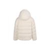 Nike Solid Color Logo Print Hooded Long Sleeve Down Jacket Women Outerwear White DQ5904-133