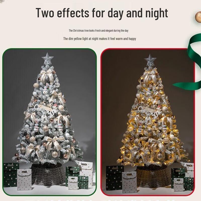 Белая рождественская елка