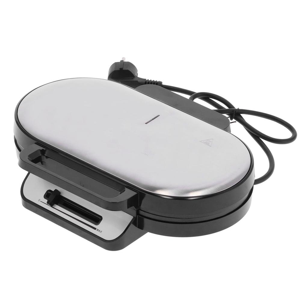 MultiFunction Breakfast Maker 1200W Double Plate NonStick Coating Waffle Maker for Food Making